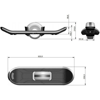 Ховерборд Gowheel GO12 black Ховерборд Gowheel GO12 black