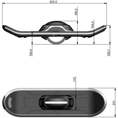 Ховерборд Gowheel GO12 white Ховерборд Gowheel GO12 white
