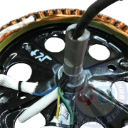 Замена оси статора моноколеса